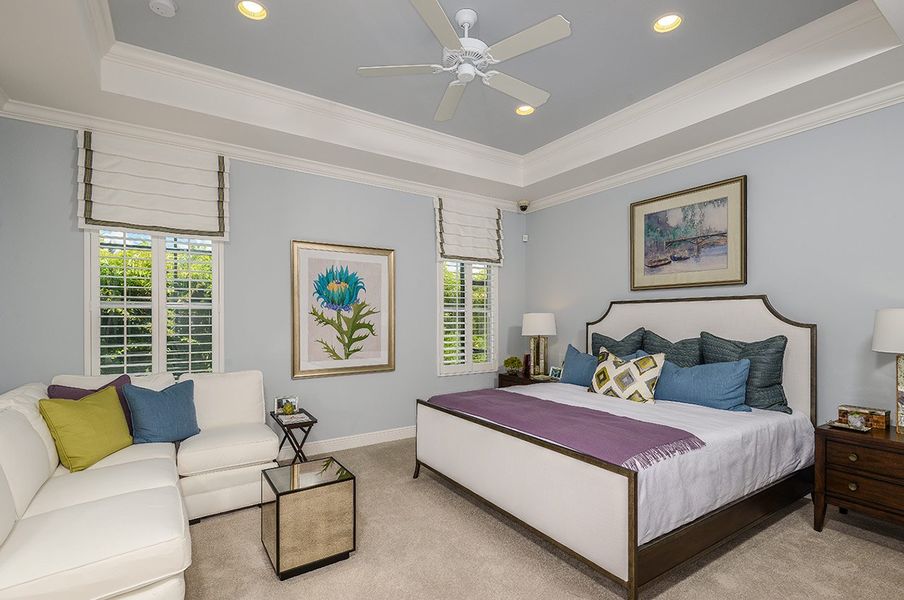 Representative furnished interior of a home built from the White Star by Neal Communities in SkySail, Naples (Image 12).