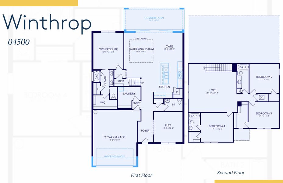 2D floor plan layout of this home in Reagan Landing, Bradenton, FL (Image 3). 2D floor plan layout of this home in Reagan Landing, Bradenton, FL (Image 3).