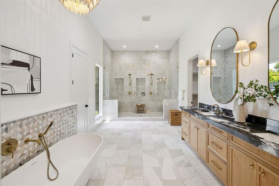 Furnished interior view inside a new home in , Dallas (Image 7).