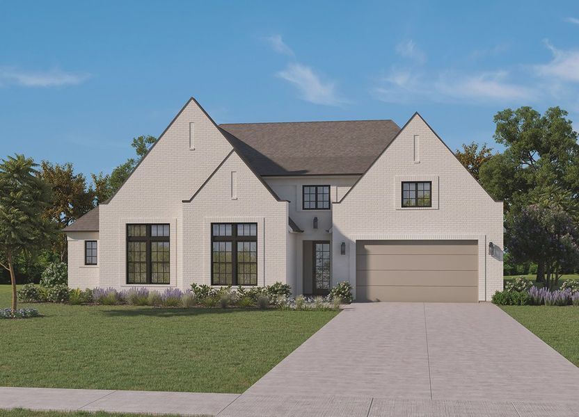 Representative exterior photo of a completed home built from the The Addison by Homebound in Park Place, Prosper, TX (Image 6).