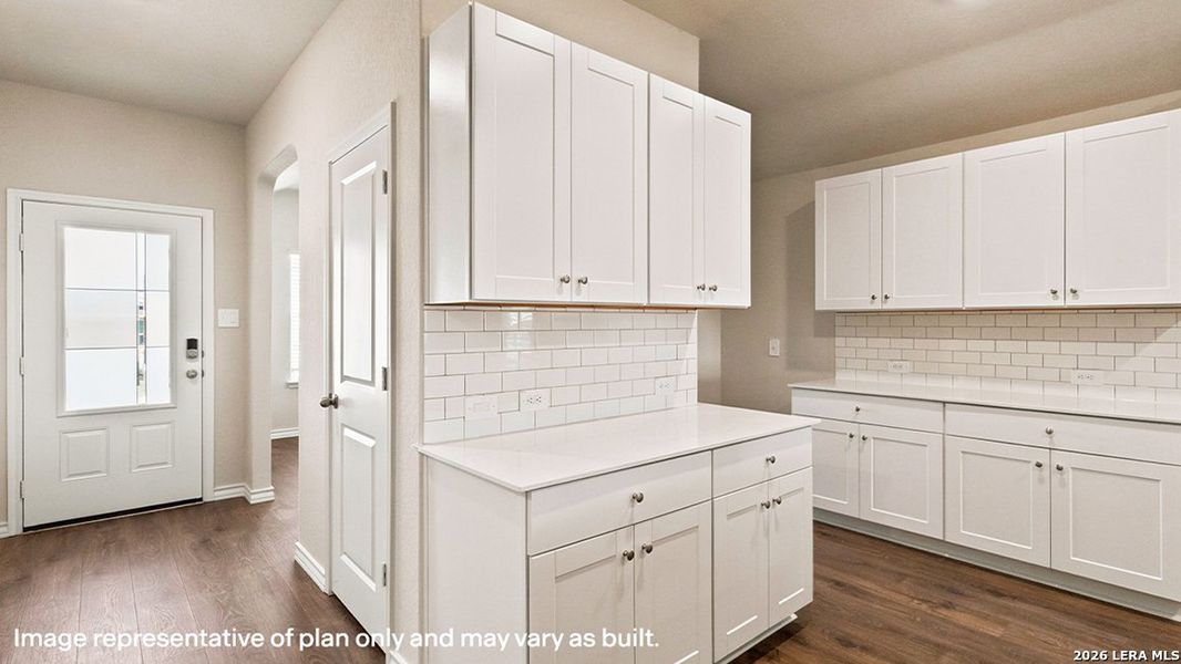 Furnished interior view inside a new home in Brookstone Creek, San Antonio (Image 11).