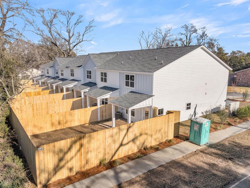 Exterior details and patio area of a home in , North Charleston (Image 4). Exterior details and patio area of a home in , North Charleston (Image 4).