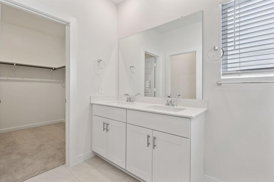 Furnished interior view inside a new home in Pine Lake Cove - Traditional Series, Montgomery (Image 9).