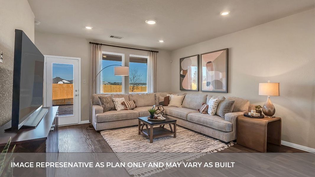 Representative furnished interior of a home built from the The Gaven by D.R. Horton in Talavera, Kyle (Image 14).