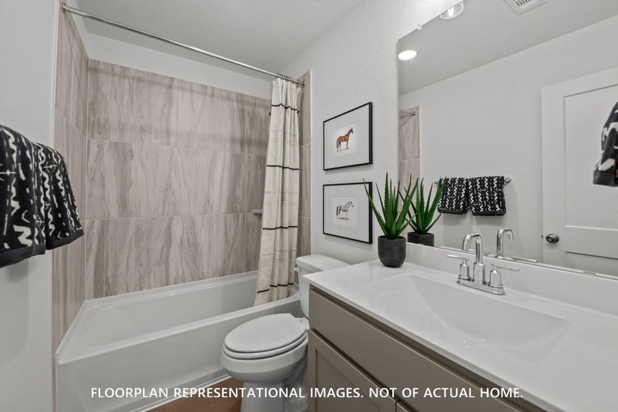 Furnished interior view inside a new home in Ambrose, La Marque (Image 10).