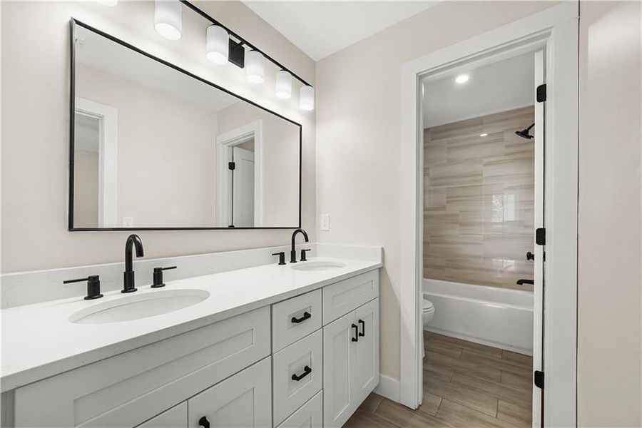 Furnished interior view inside a new home in , Atlanta (Image 12). Furnished interior view inside a new home in , Atlanta (Image 12).