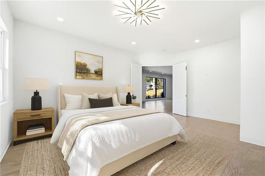 Furnished interior view inside a new home in , Gainesville (Image 19).