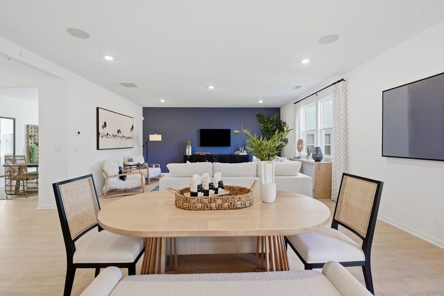 Representative furnished interior of a home built from the Wakehurst by Taylor Morrison in Falls Creek, Flowery Branch (Image 14).