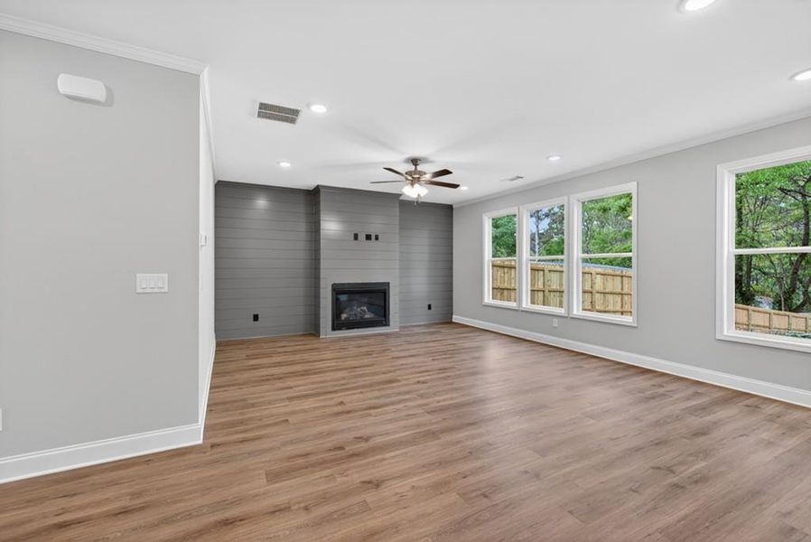 Spacious, unfurnished interior of a new home in , Sugar Hill (Image 20).