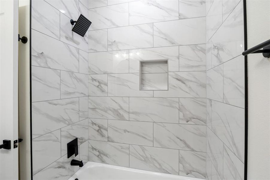 Close-up of interior finishes inside a home in , Fort Worth (Image 21).