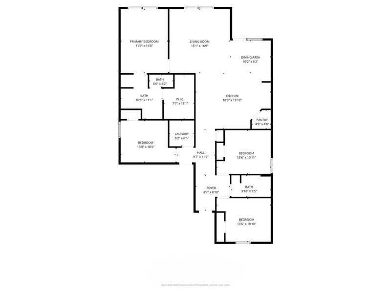 2D floor plan layout of this home in , Springtown, TX (Image 5). 2D floor plan layout of this home in , Springtown, TX (Image 5).