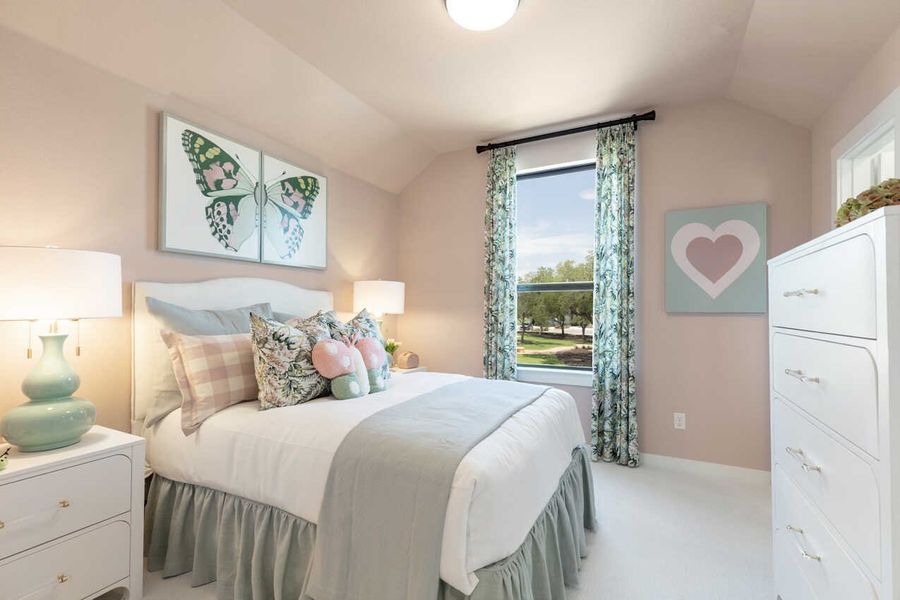 Representative Secondary Bedroom - some options shown