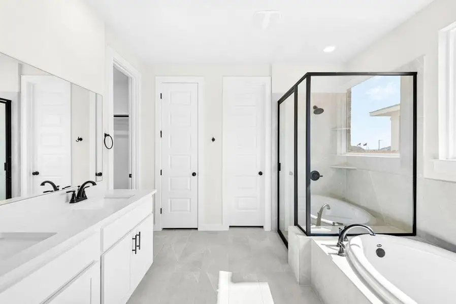 Furnished interior view inside a new home in University Heights, Round Rock (Image 6). Furnished interior view inside a new home in University Heights, Round Rock (Image 6).