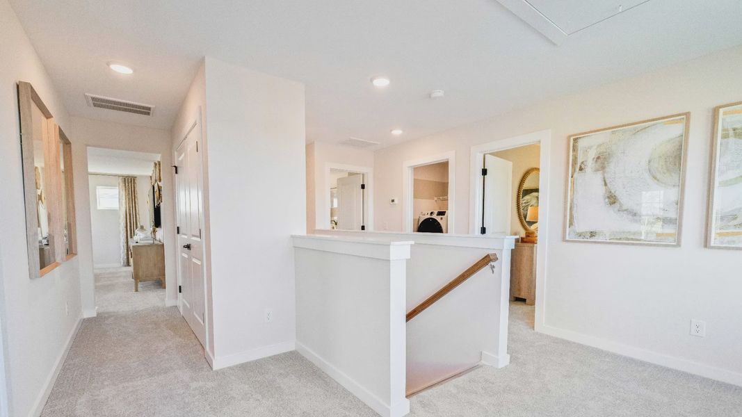 Furnished interior view inside a new home in Cottages of Bearwood, Mount Pleasant (Image 15).