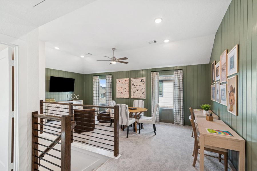 Furnished interior view inside a new home in Wildrye, Waller (Image 29).