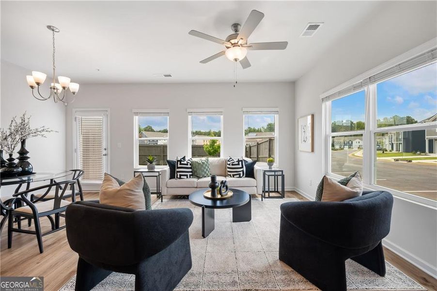Furnished interior view inside a new home in , Jonesboro (Image 5).