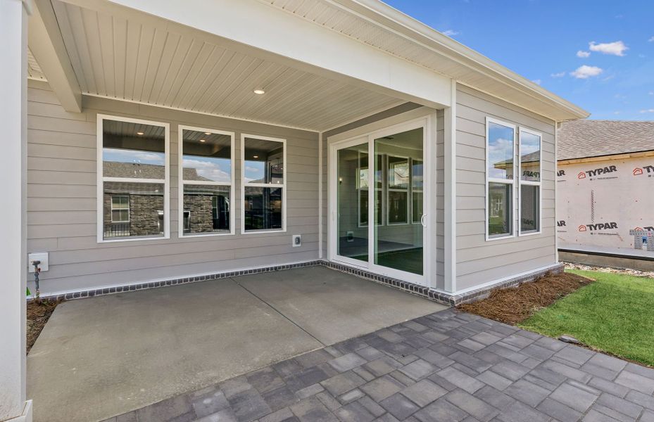 Exterior details and patio area of a home in Del Webb Southern Harmony, Murfreesboro (Image 29).