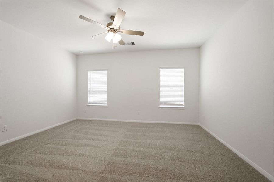 Spacious, unfurnished interior of a new home in Steed Landing, Texas City (Image 20). Spacious, unfurnished interior of a new home in Steed Landing, Texas City (Image 20).