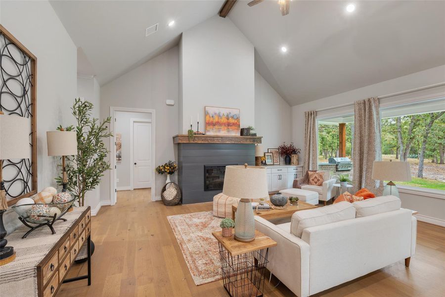 Furnished interior view inside a new home in , College Station (Image 7).