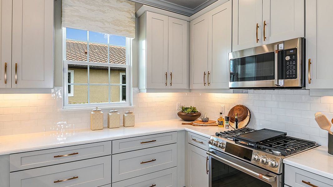 Representative furnished interior of a home built from the Roma by Taylor Morrison in Esplanade at Azario Lakewood Ranch, Lakewood Ranch (Image 18).