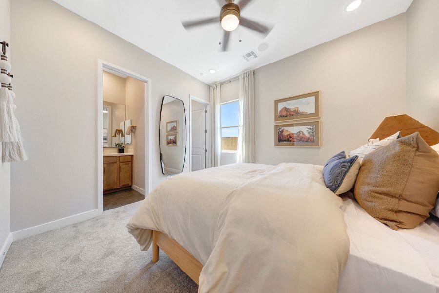 Representative furnished interior of a home built from the Cobalt by Mattamy Homes in Landmarke, Queen Creek (Image 47).