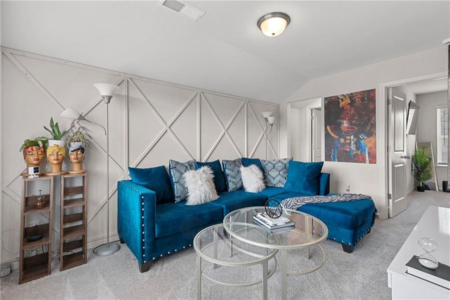 Furnished interior view inside a new home in , Atlanta (Image 26).