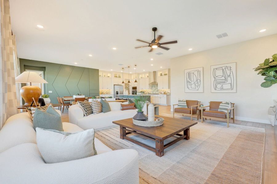 Representative furnished interior of a home built from the Garnet by Mattamy Homes in Las Ventanas, Goodyear (Image 30).