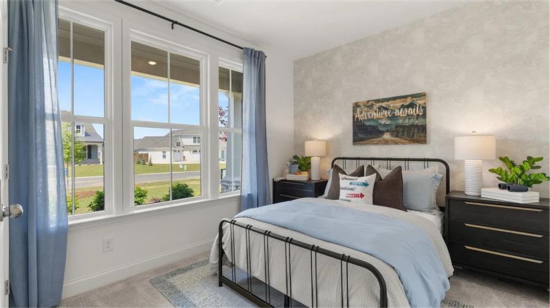 Furnished interior view inside a new home in The Court at Gainesville Township, Gainesville (Image 7).