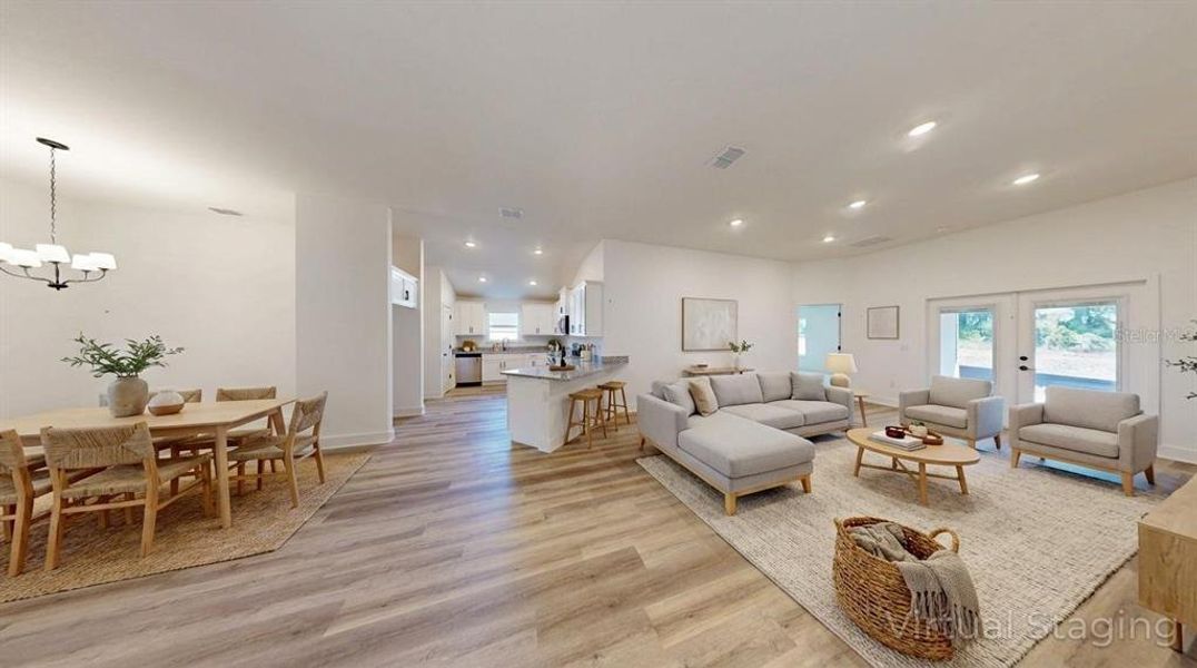 Furnished interior view inside a new home in , Alachua (Image 12).