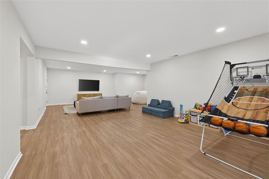 Furnished interior view inside a new home in Town Farms, Peachtree Corners (Image 74).