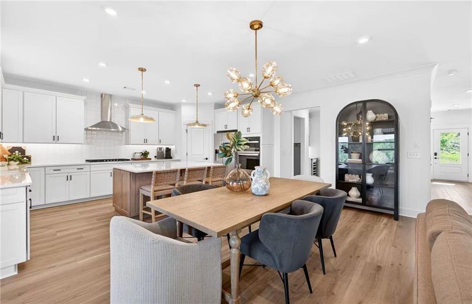Furnished interior view inside a new home in Riversprings, Dacula (Image 17).
