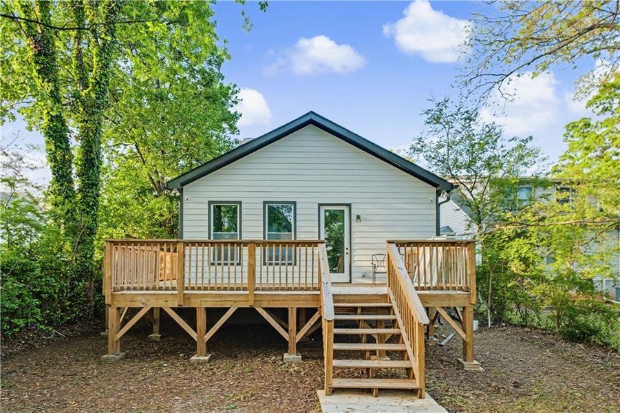 Exterior details and patio area of a home in , Atlanta (Image 3).