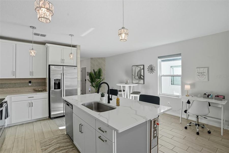 Furnished interior view inside a new home in , Port Charlotte (Image 25). Furnished interior view inside a new home in , Port Charlotte (Image 25).