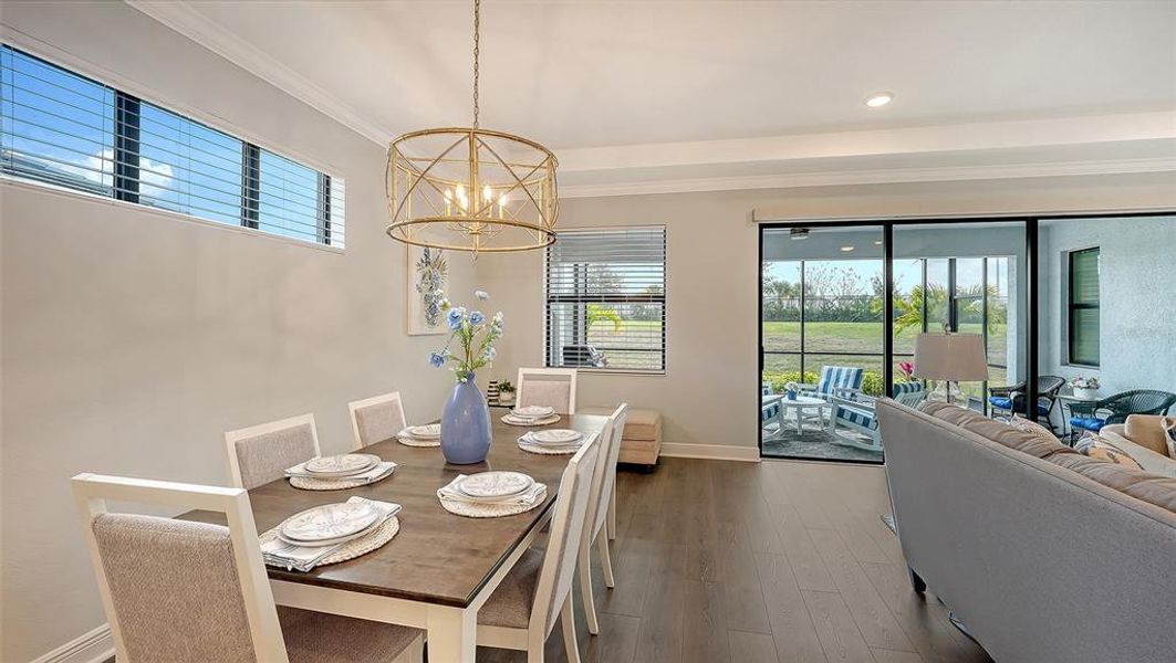 Furnished interior view inside a new home in , Bradenton (Image 44).
