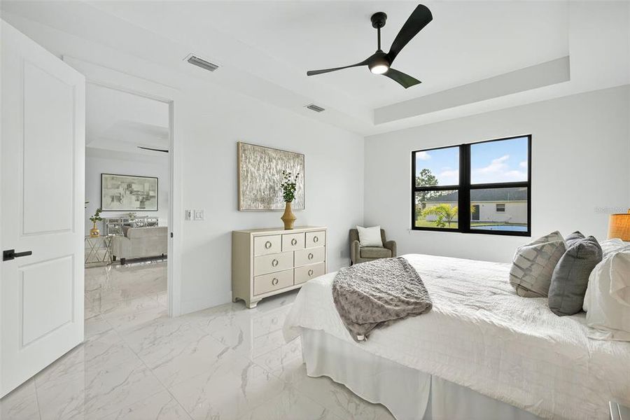 Furnished interior view inside a new home in , Lehigh Acres (Image 8).