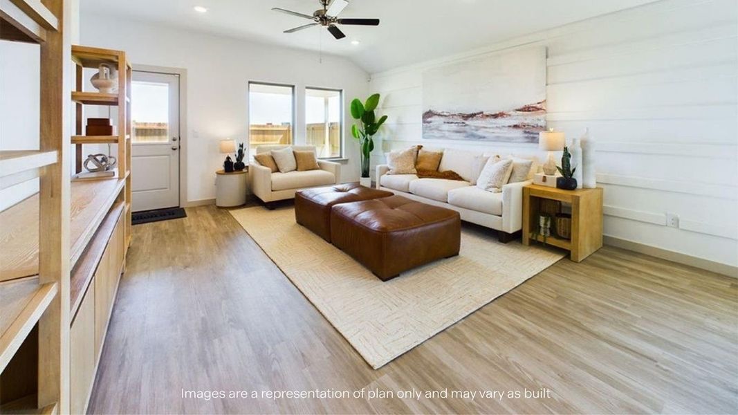 Furnished interior view inside a new home in Overlook West, Wolfforth (Image 15).