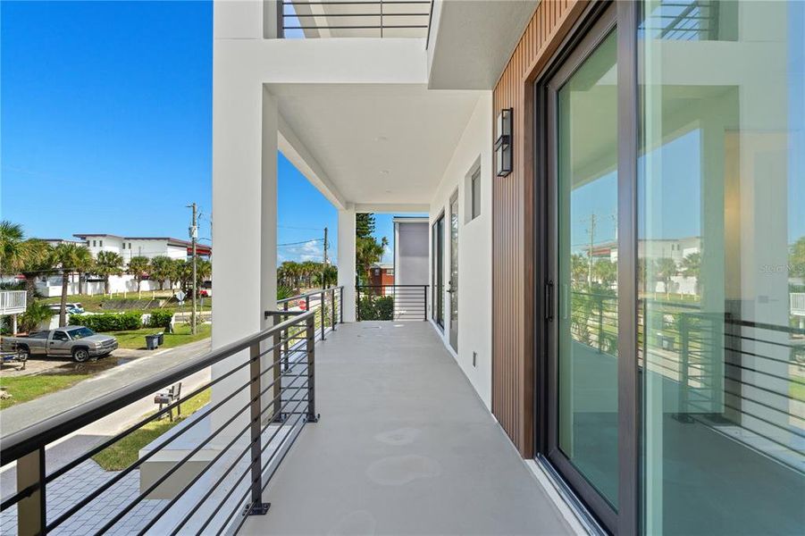 Exterior details and patio area of a home in , New Smyrna Beach (Image 65).