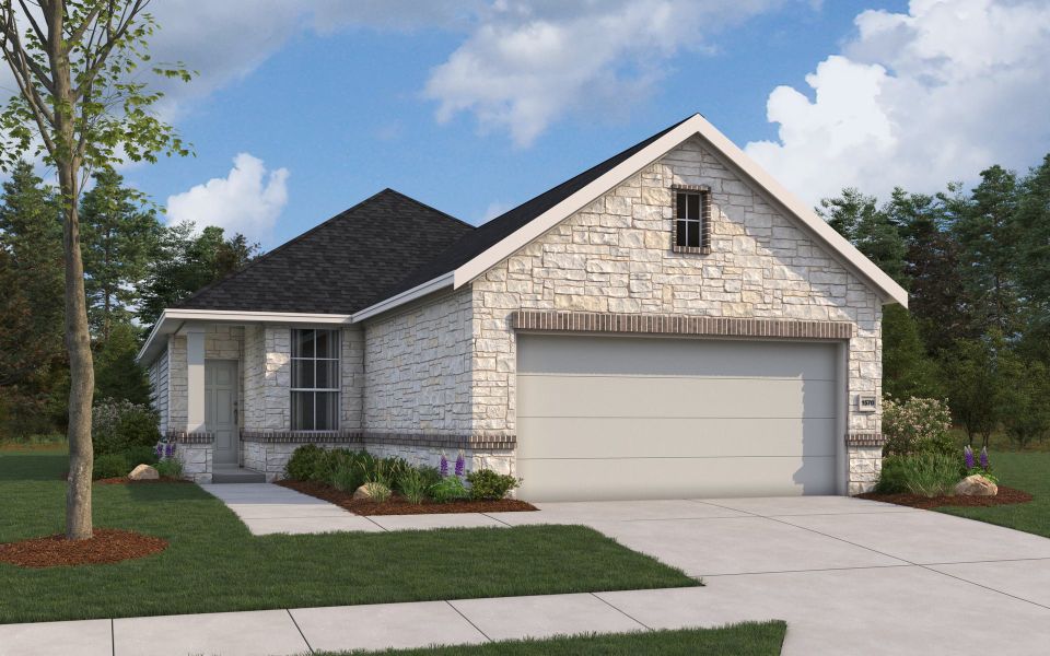 Rendering of floor plan. Colors and features may differ from shown representation.