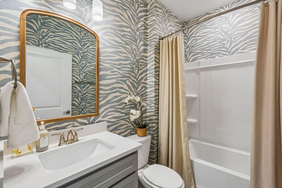 Furnished interior view inside a new home in Del Webb Charleston at Nexton, Summerville (Image 37).