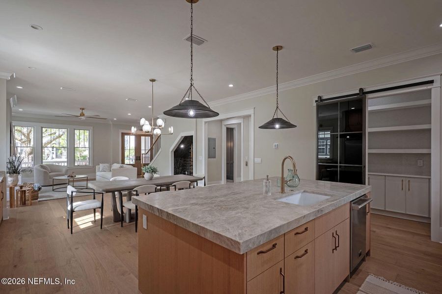 Furnished interior view inside a new home in , Jacksonville (Image 84).