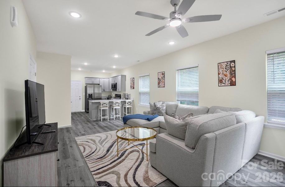 Furnished interior view inside a new home in , Charlotte (Image 6).