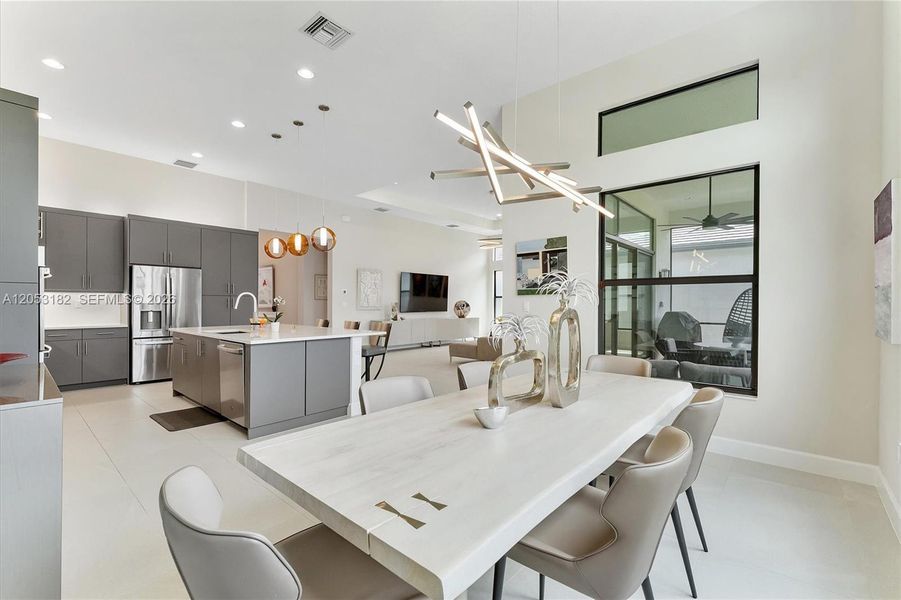 Furnished interior view inside a new home in , Boynton Beach (Image 15). Furnished interior view inside a new home in , Boynton Beach (Image 15).