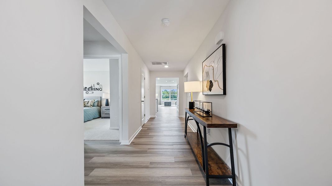 Furnished interior view inside a new home in Waverly Station, Greenwood (Image 4).
