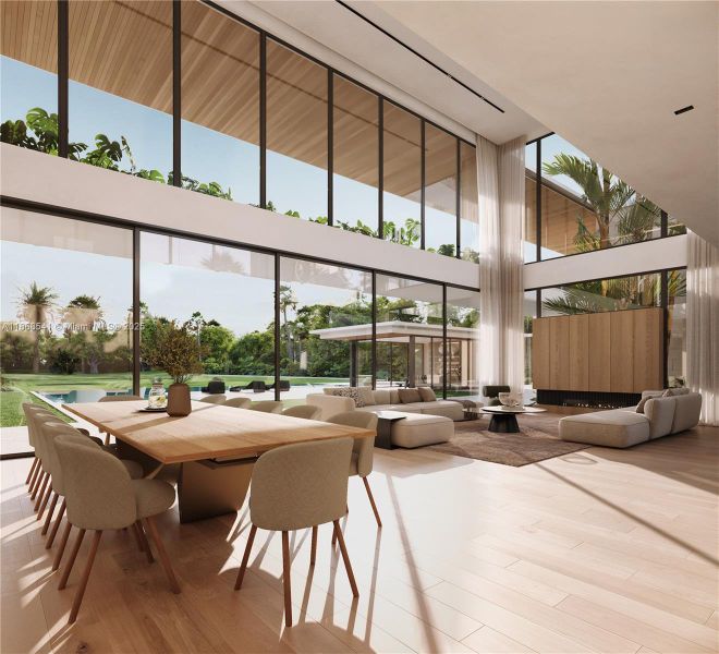 Furnished interior view inside a new home in , Miami (Image 12). Furnished interior view inside a new home in , Miami (Image 12).