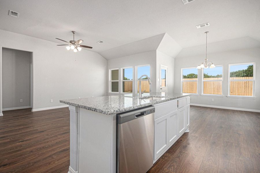 Furnished interior view inside a new home in , Bay City (Image 10).