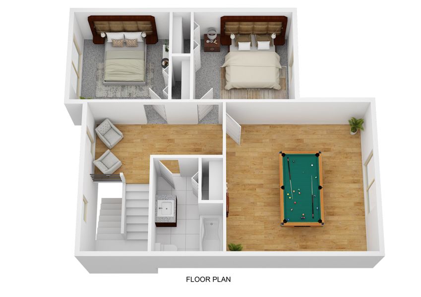 2D floor plan layout for the The Tomas by Norfleet Builders in Judah Hills, Cross Plains, TN (Image 3).