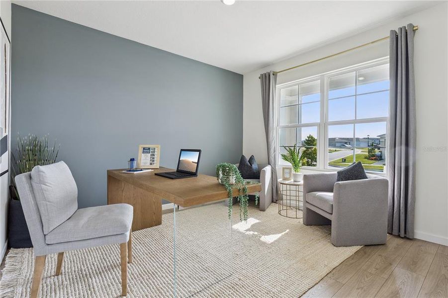 Furnished interior view inside a new home in Crossroads at Kelly Park, Apopka (Image 32).