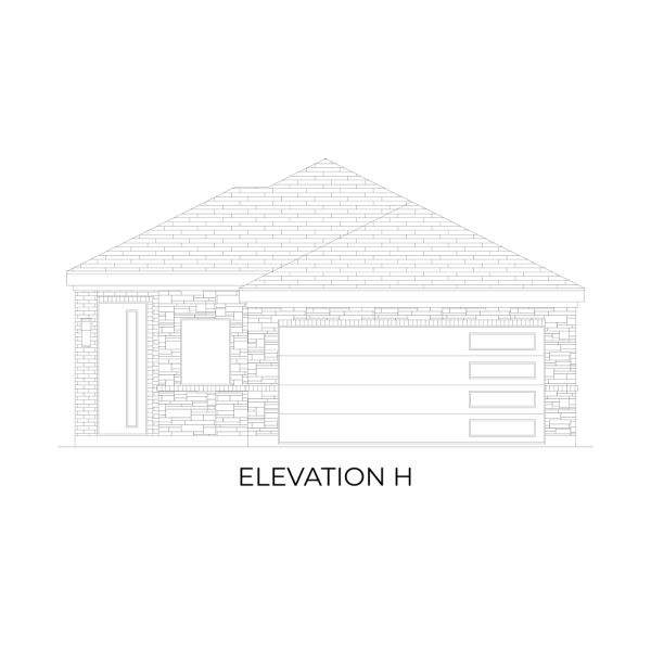 Representative rendering of the exterior for the Hamilton FS by First Texas Homes (Image 10).