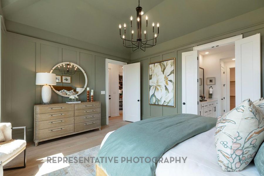 Furnished interior view inside a new home in Wolf Ranch: 51ft. lots, Georgetown (Image 19). Furnished interior view inside a new home in Wolf Ranch: 51ft. lots, Georgetown (Image 19).