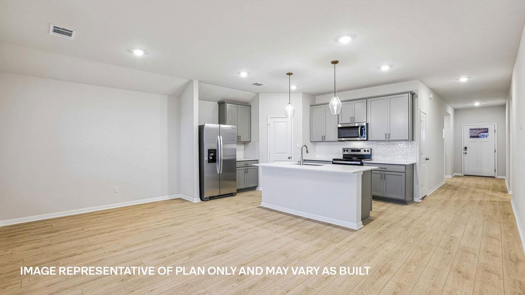 Furnished interior view inside a new home in Thunder Rock, Marble Falls (Image 7).